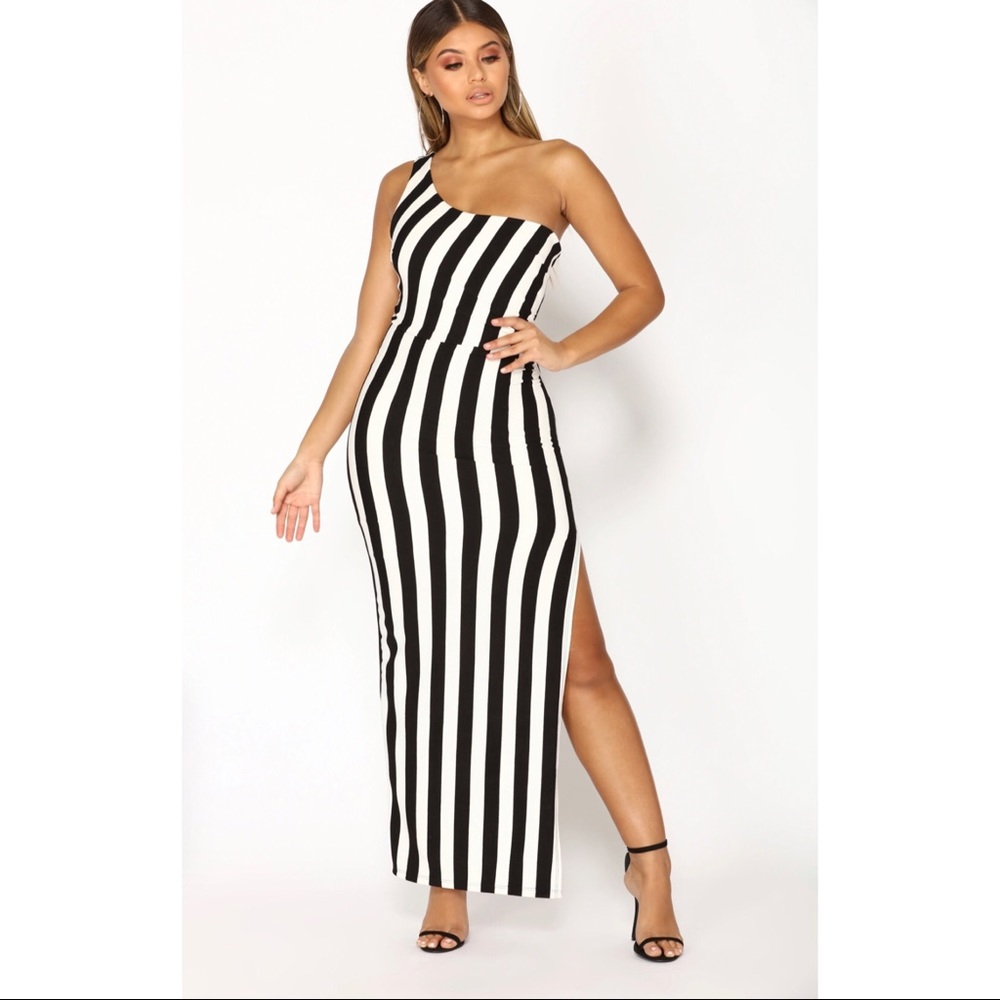 Black and White Dress